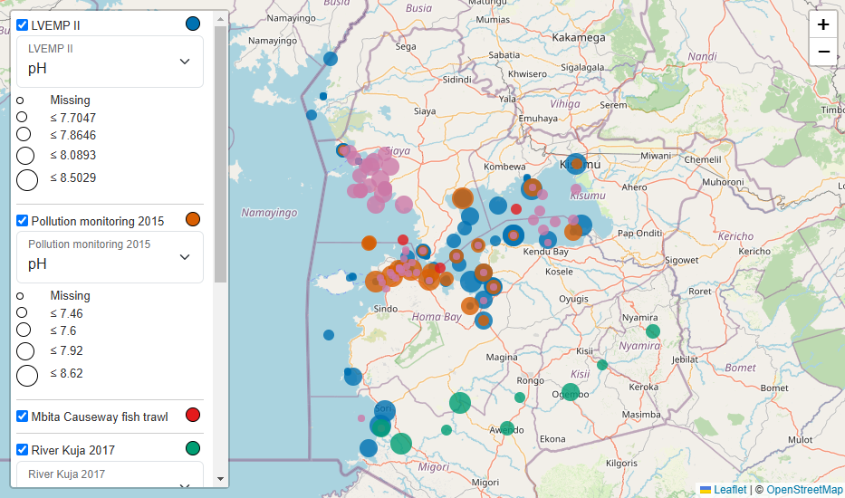 Screenshot of monitoring portal map taken on 2024-11-13